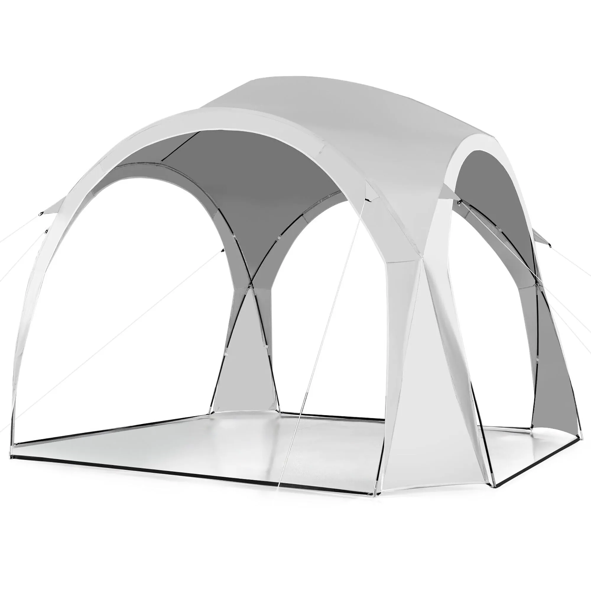 Gymax 11' x 11' Patio Sun Shade Shelter Canopy Tent Portable UPF