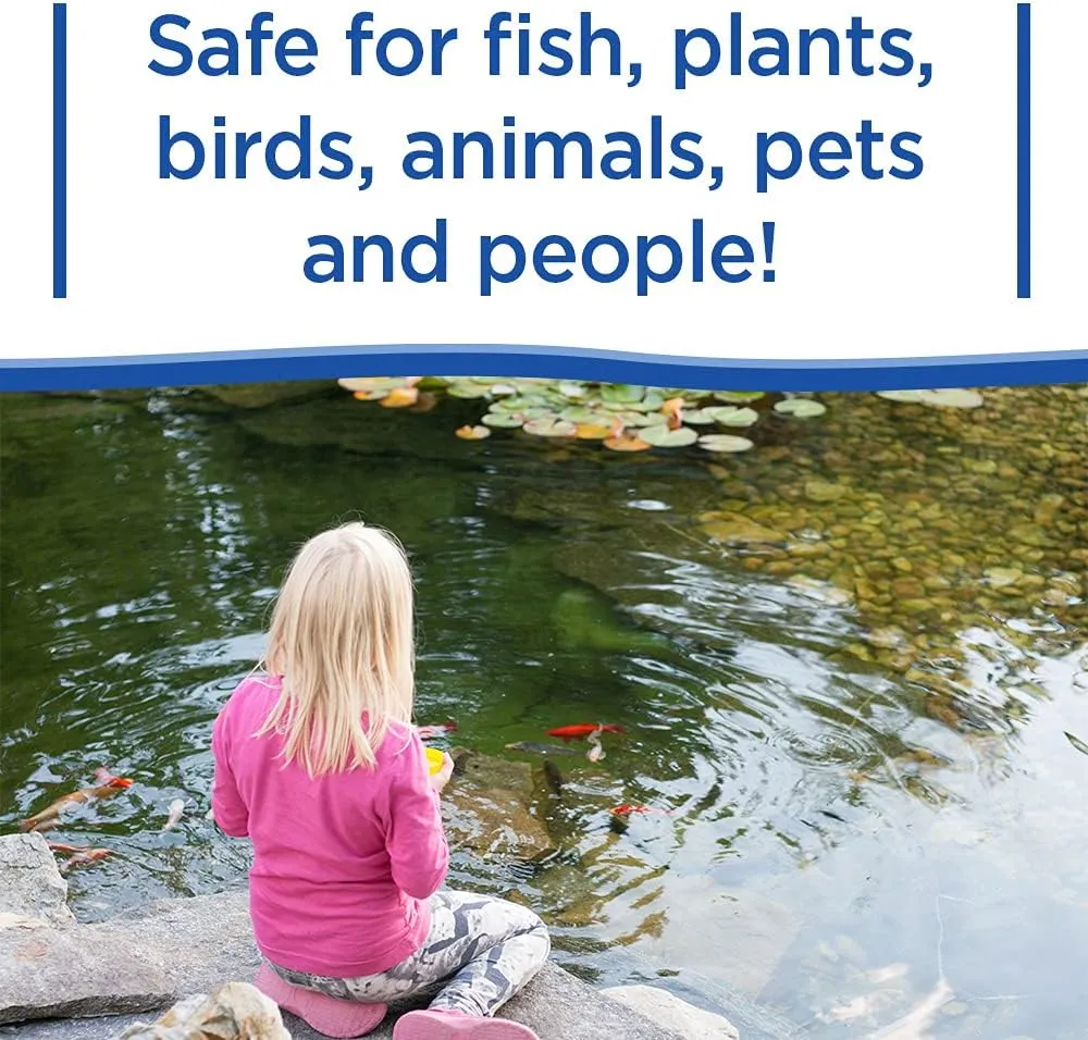 Healthy Ponds Dry Blue Pond Water Dye, Water Soluble Packets, Treats up to 1/4 Acre