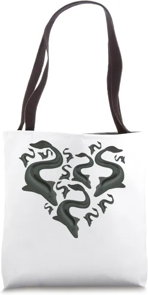Heart Eel Tote Bag