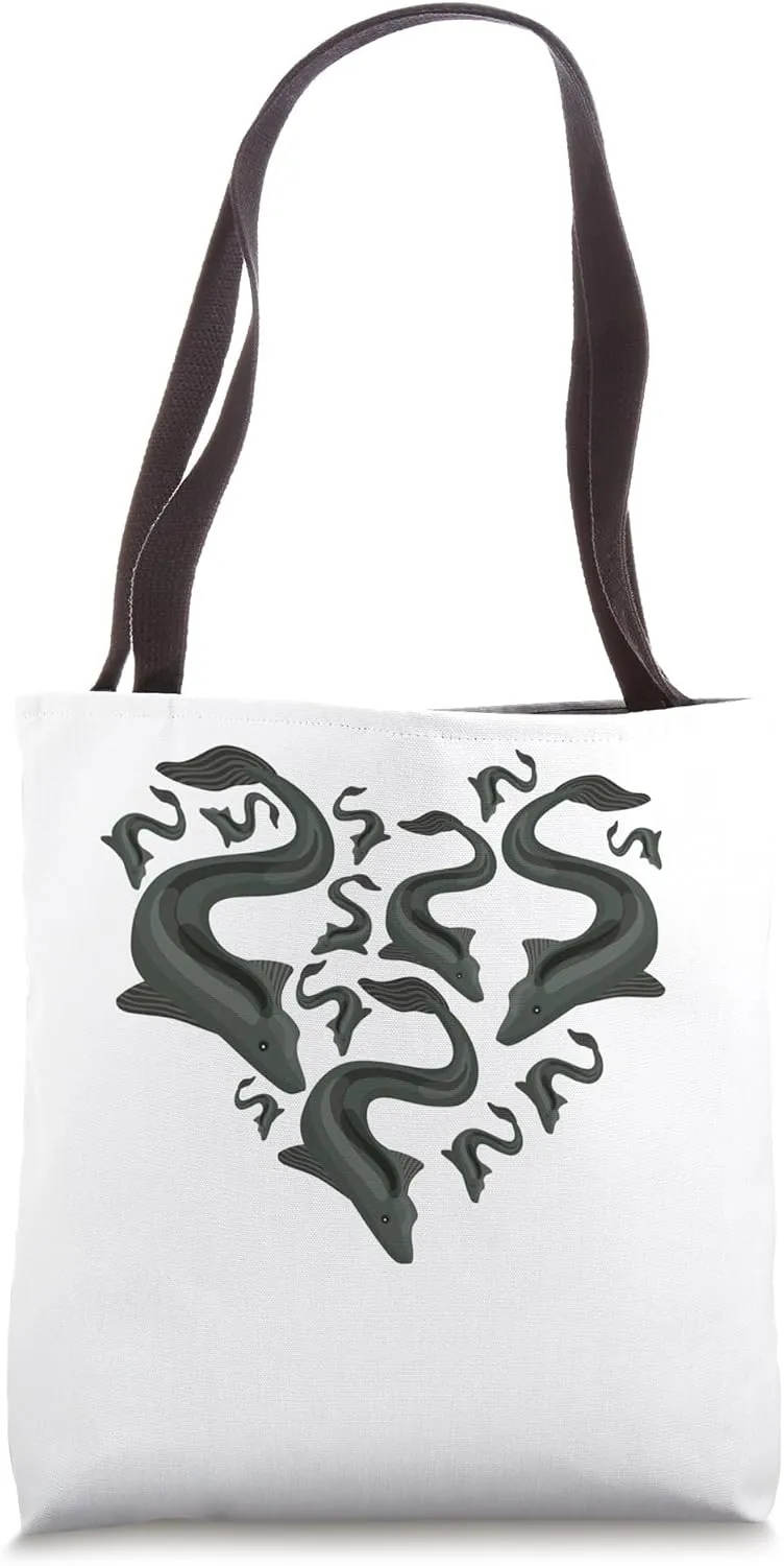 Heart Eel Tote Bag