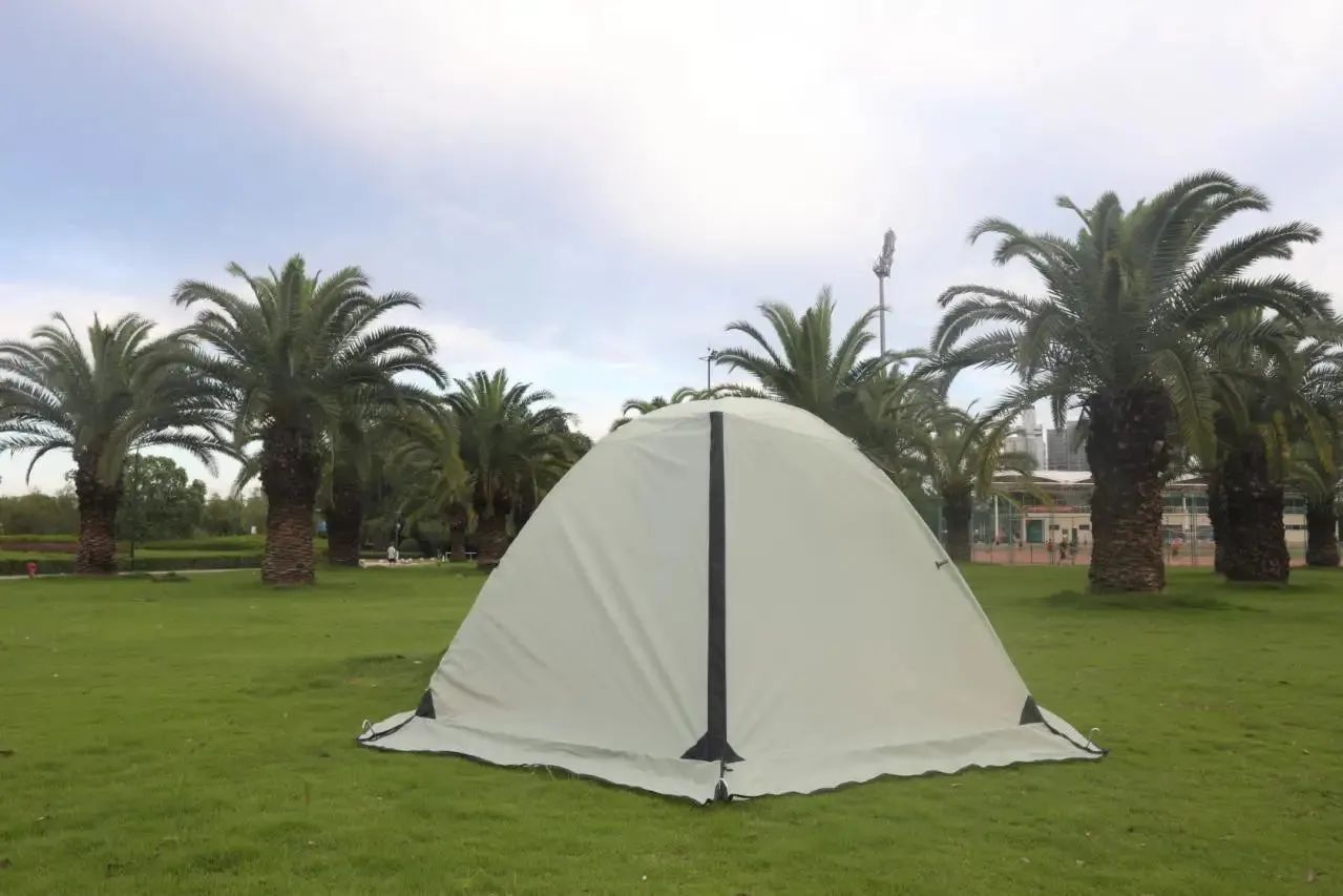 Hewolf Super Strong Double Layer Aluminum Pole 2 Person Waterproof Ultralight Tent With Snow Skirt/4Season Better Use In Winter