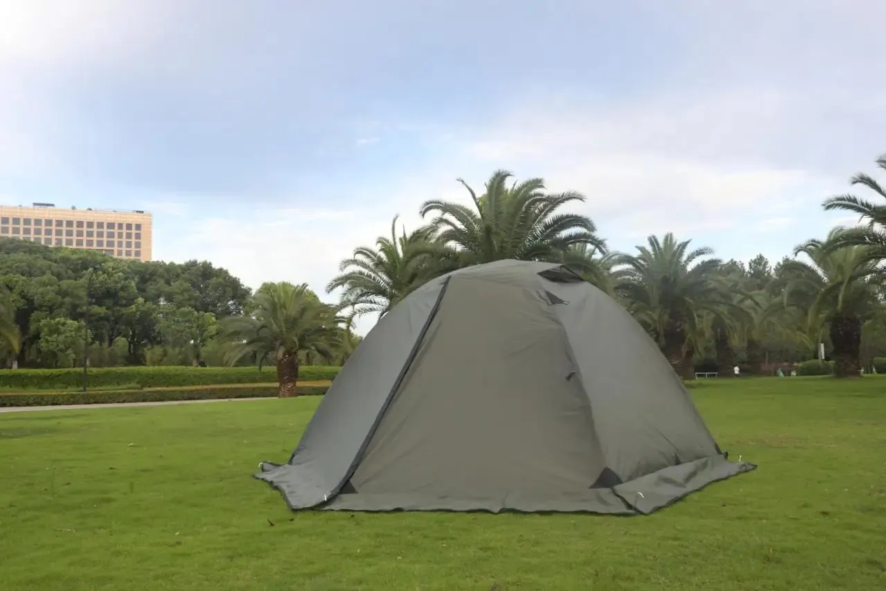 Hewolf Super Strong Double Layer Aluminum Pole 2 Person Waterproof Ultralight Tent With Snow Skirt/4Season Better Use In Winter