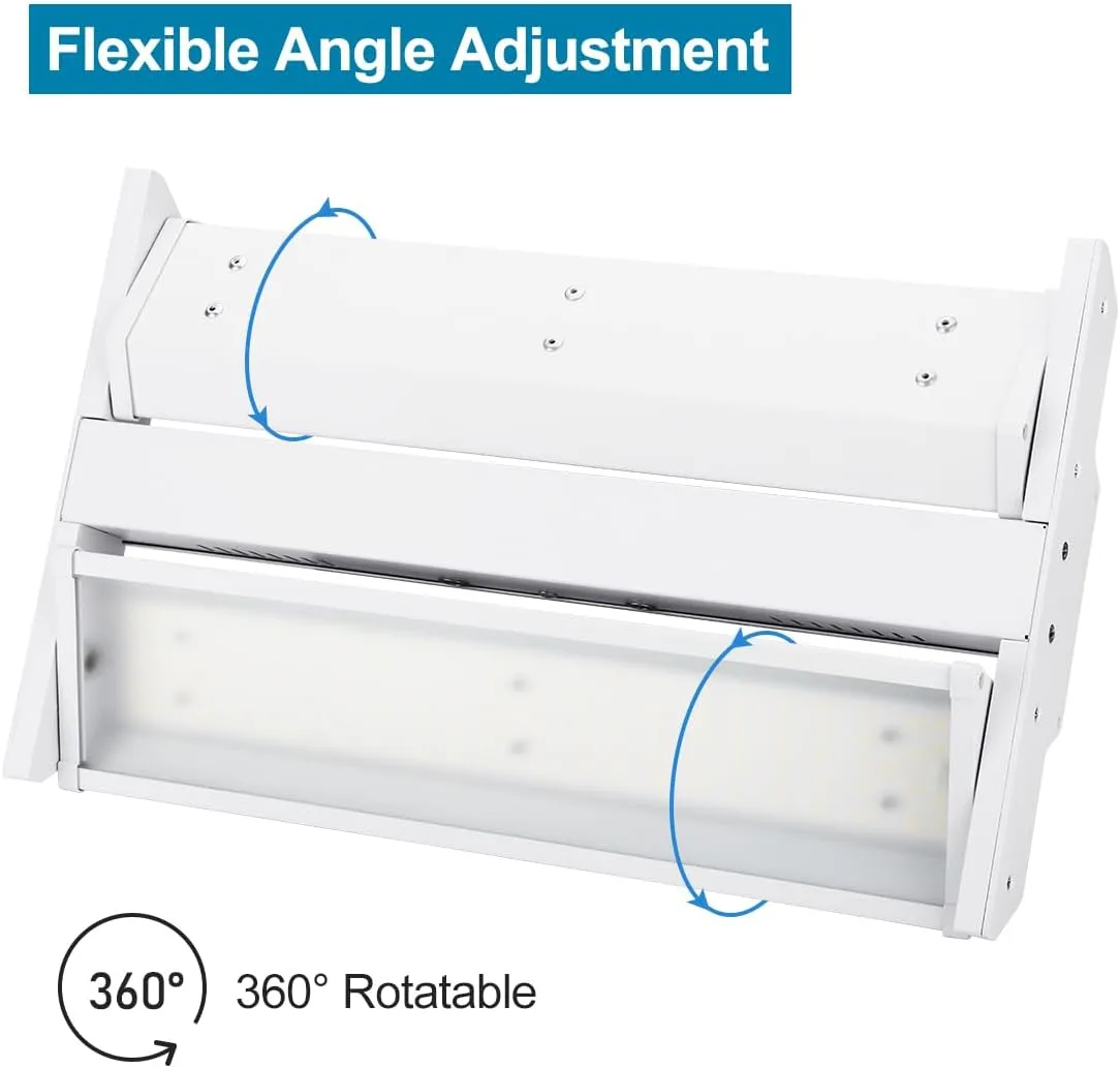 High Bay LED Shop Light 2-Pack 1.35FT 150W 21000LM 5000K Daylight 100-277V, Commercial LED Linear High Bay Lights for Warehouse Workshop Supermarket Stadium, ETL