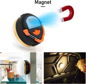 Hongtellor Camping Light, USB Rechargeable LED Tent Light with Magnetic- new but some small scuffs