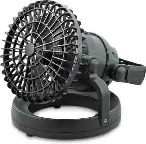 HT Enterprise SL-10F Shelter LED Light with Fan, White