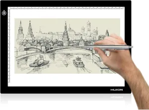 HUION L4S LED Light Box A4 Ultra-Thin USB Powered Adjustable Light Pad for Tracing