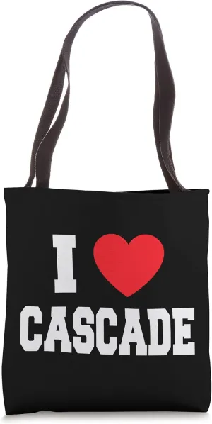 I Love Cascade Tote Bag
