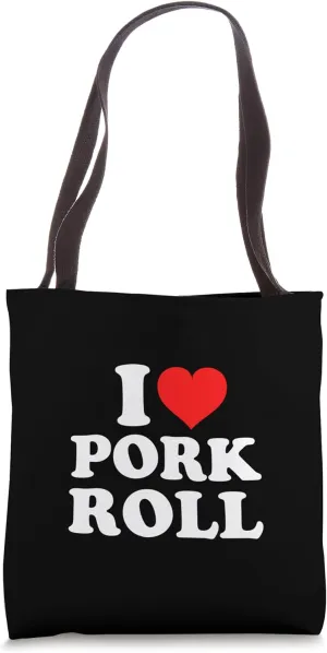I Love Pork Roll Tote Bag