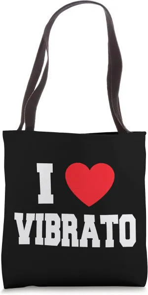 I Love Vibrato Tote Bag