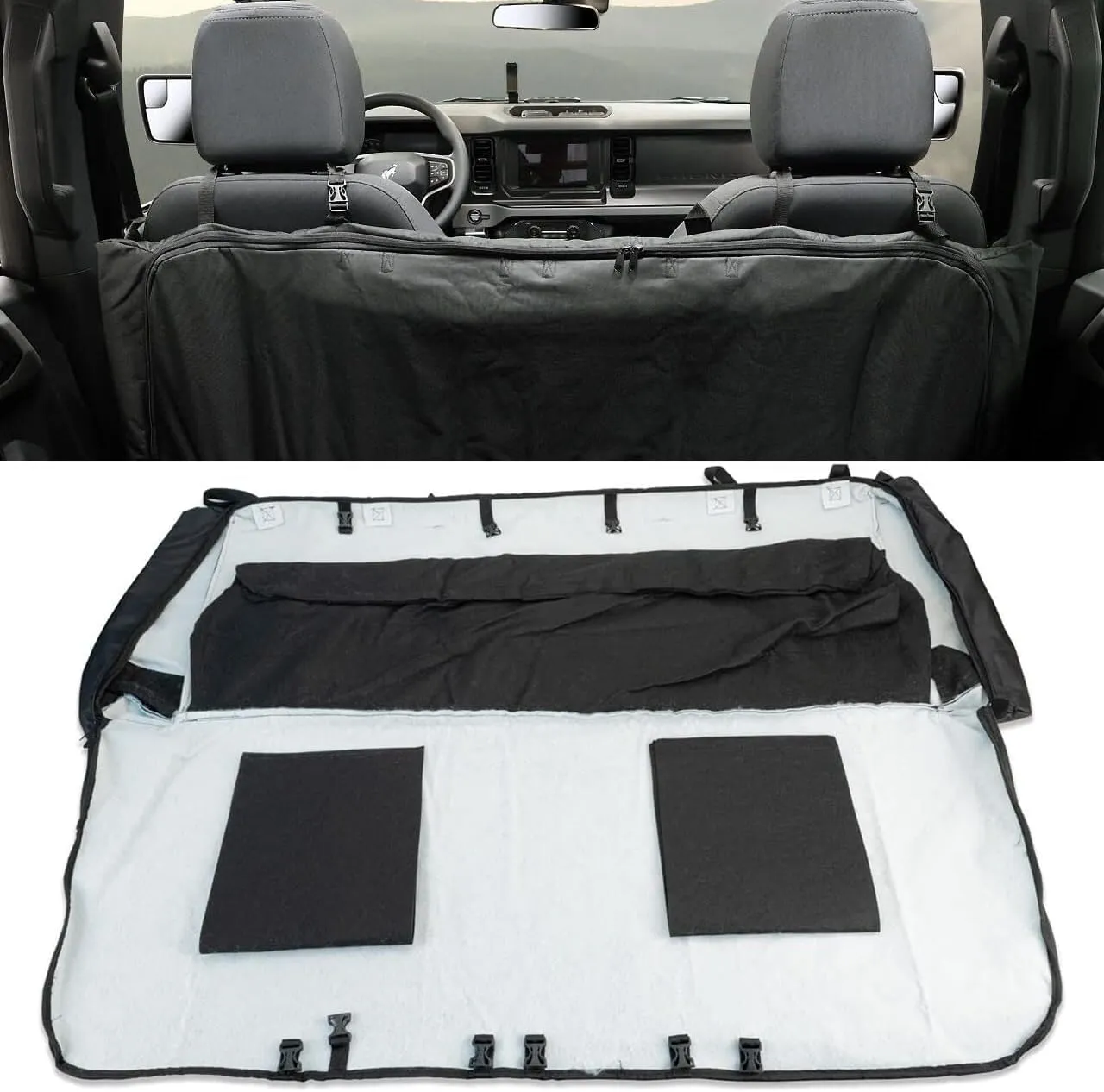 IAG I-Line Soft Top Window Storage Bag for Ford Bronco 4 Door 2021  Soft Top (Not Sport)