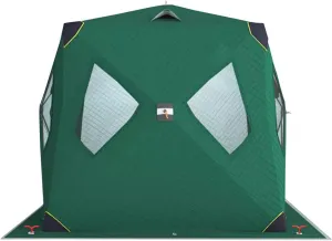 ice Fishing Tent ice Fishing shelter Insulated Winter Outdoor Ice Fishing Tent for 1-2 People, Thickened with Cotton and Cold-Proof, Quick to Open Without Setting Up(Color:2)