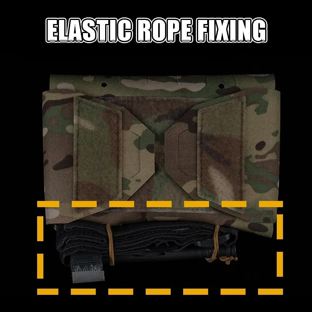 IFAK Pouch MOLLE Rapid First-aid Belt Pouch Survival Two-Piece System Med Roll Handle Bag