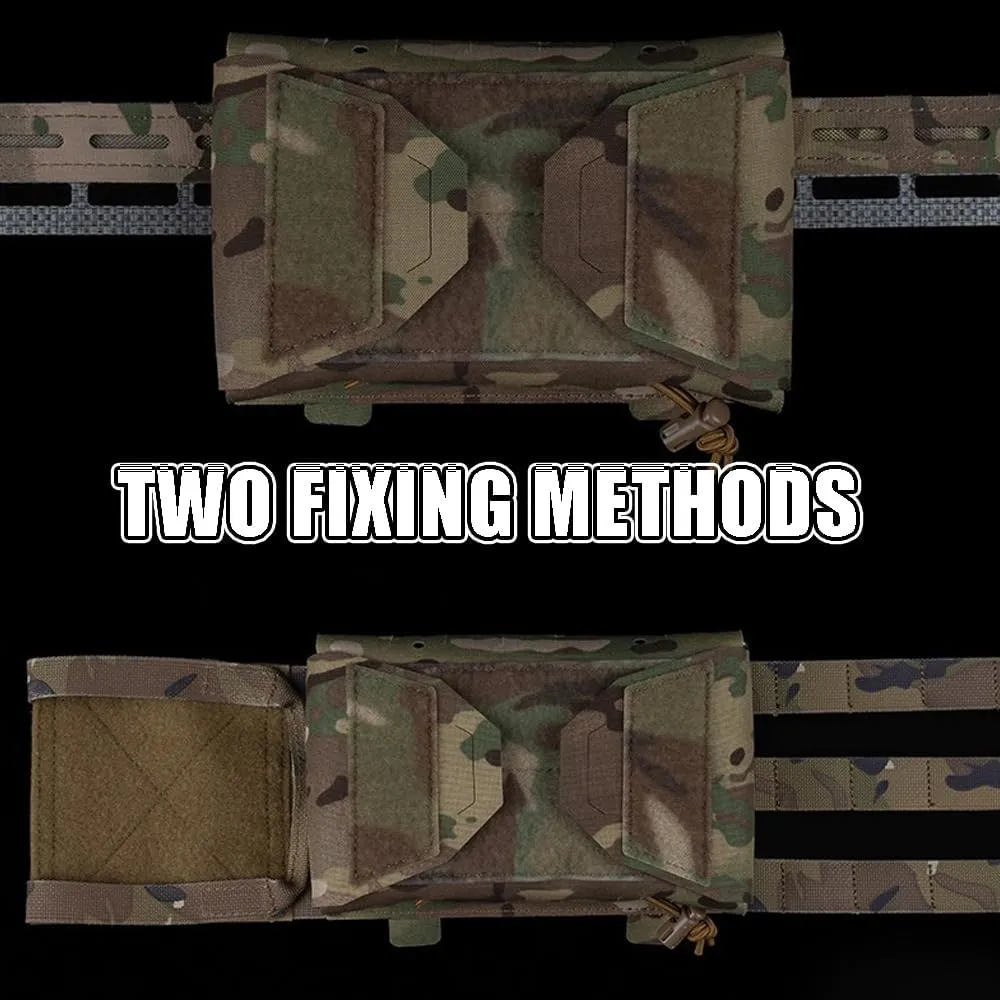 IFAK Pouch MOLLE Rapid First-aid Belt Pouch Survival Two-Piece System Med Roll Handle Bag