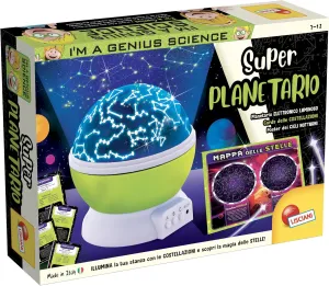 I'm A Genius Super Planetario Astronomy Kit for Ages 6-12, Unisex, Develops Observation Skills, Imagination, Astronomy Concepts