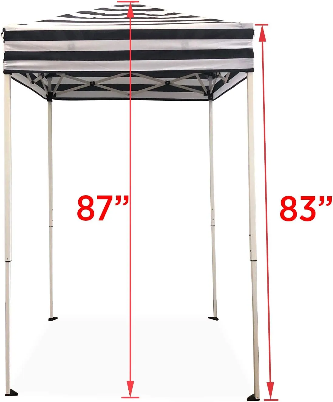 Impact 4'x4' Pop up Changing Dressing Room, Black and White   Pop Up Pod - Privacy Shower Tent, Dressing Room, or Portable Toilet Stall with Carry Bag for Camping, Beach, or Tailgate by Wakeman Outdoors (Black)