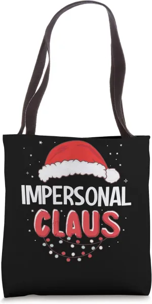 Impersonal Santa Claus Christmas Matching Costume Tote Bag