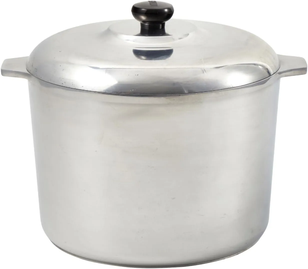 IMUSA USA Heavy Duty Cajun Aluminum Stock Pot 14 Quart, Silver