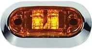 Innovative Lighting 2-1/2 Led Oval Sidemarkerclearance Light Oval Amber Led Side/Clearance Light