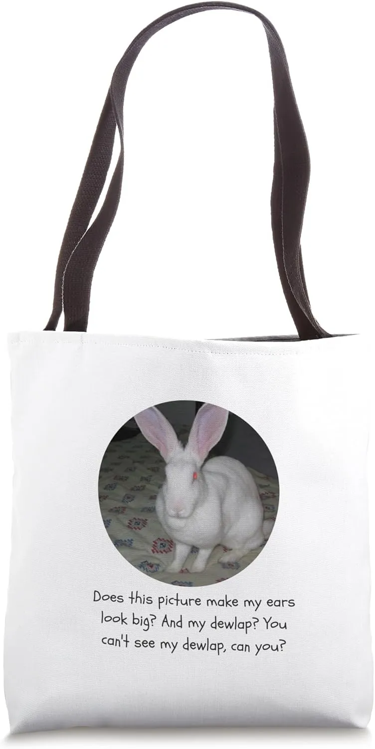 Insecure Bunny Asks About Her Dewlap Tote Bag