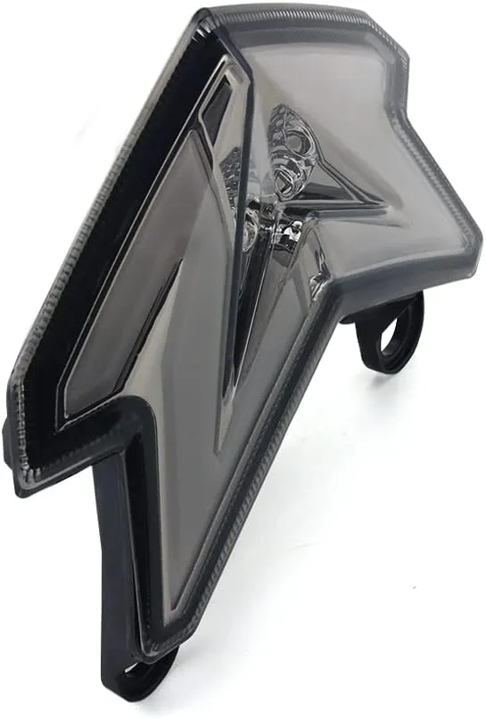 Integrated LED Turn Signal Tail Light for 2013-2024 Kawasaki Z125 Pro / 2013-2016 NINJA ZX-6R 636 Z800 (SMOKE)