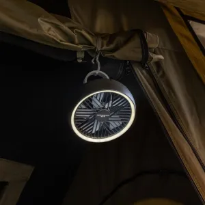 Ironman Rechargeable Tent Fan with LED Light
