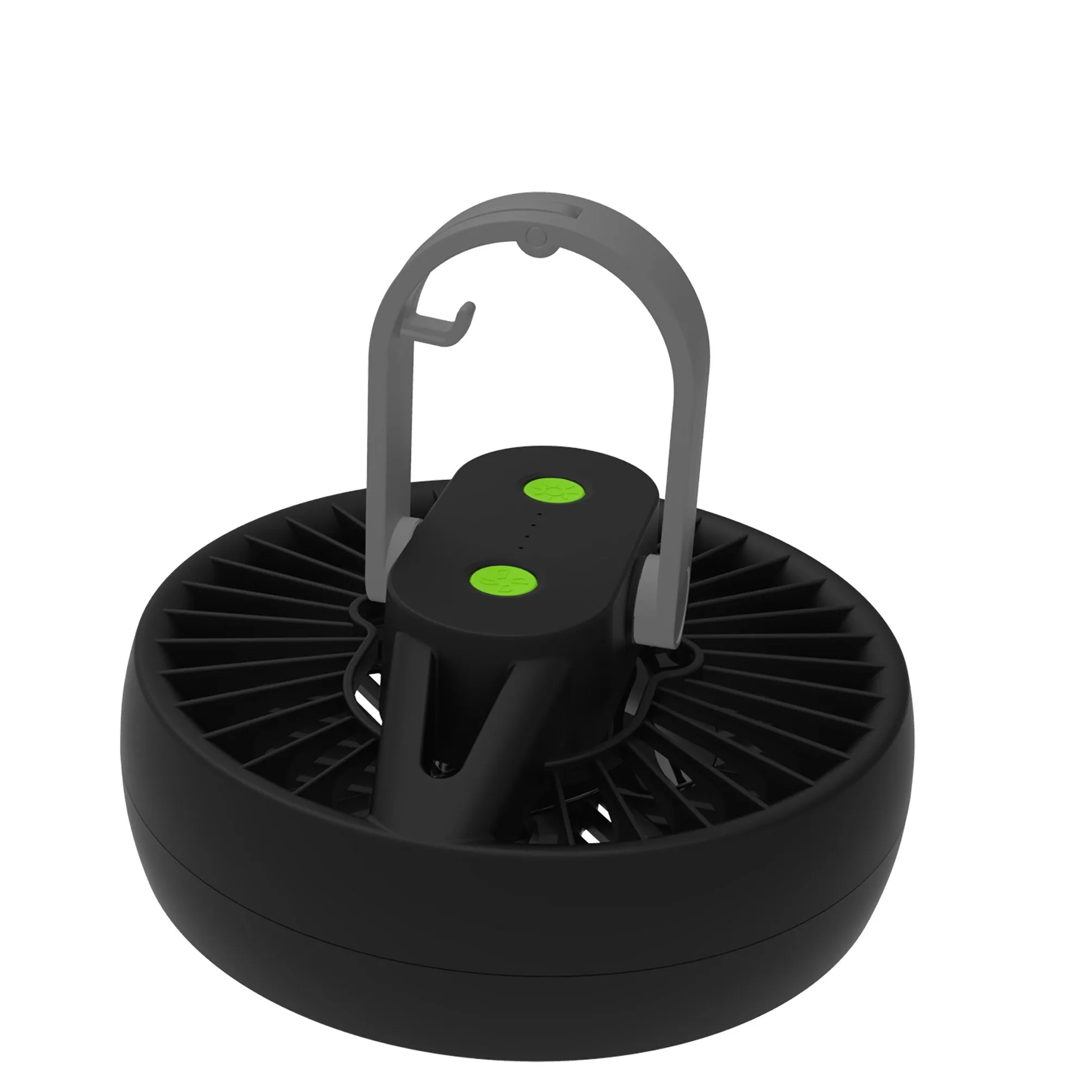 Ironman Rechargeable Tent Fan with LED Light