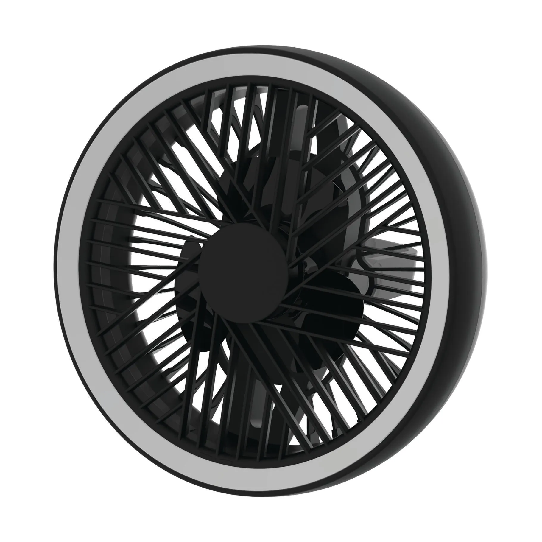 Ironman Rechargeable Tent Fan with LED Light