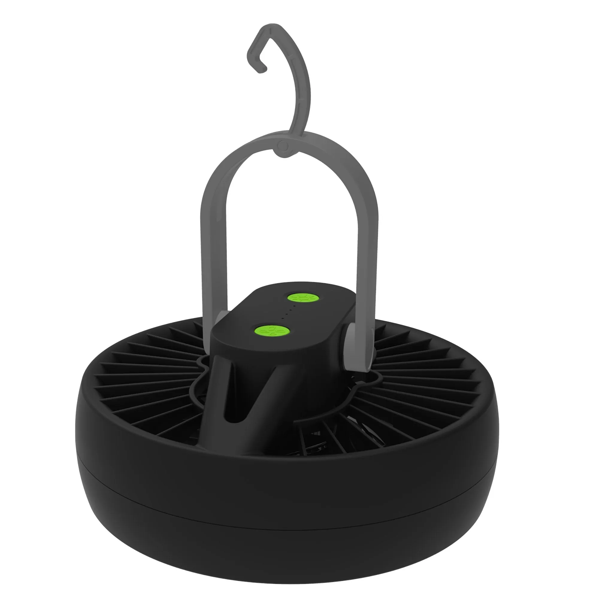 Ironman Rechargeable Tent Fan with LED Light