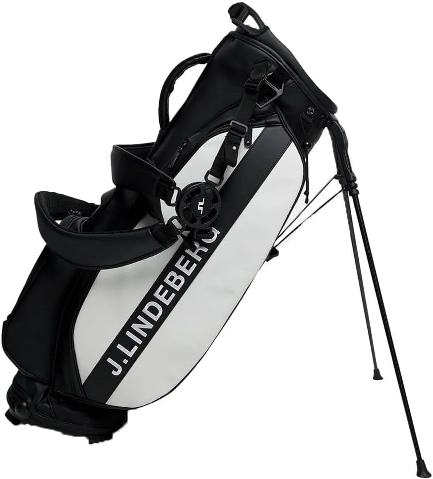 J.Lindeberg Men's Player Stand Bag - White