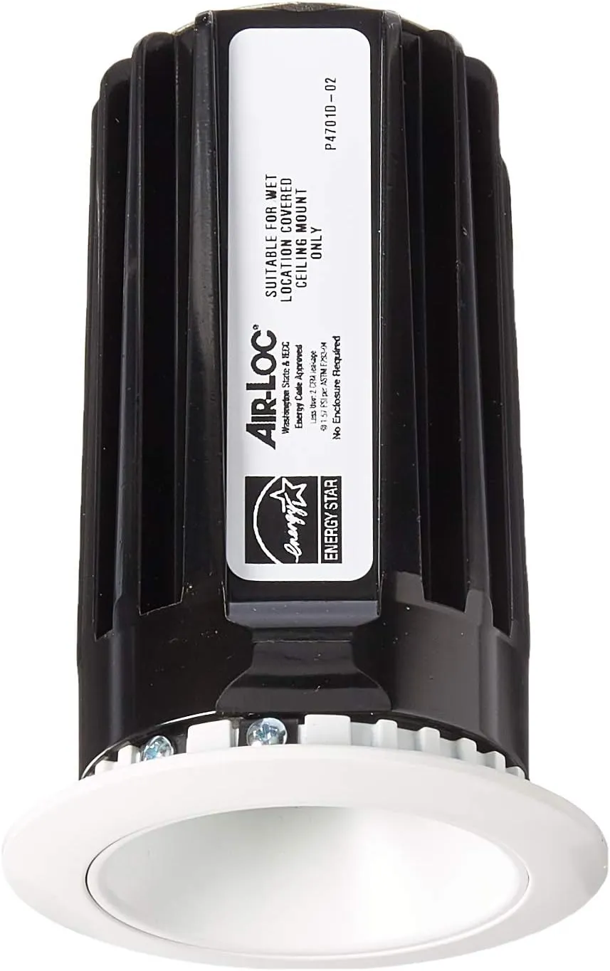 Juno Lighting 2LEDTRIM G2 DC 30K 90CRI FL WWH LED Gen 2 Downlights, 3000K, 600 lumens, 2 inch, White
