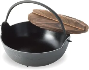 Kawanami Shoten Colored Pot, Black, Silicone Fluorine, 7.1 inches (18 cm), 0.4 gal (1.1 L), Aluminum, Made in Japan, Outdoor, Camping, Direct Fire, Repositionable