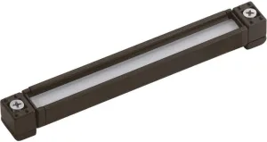 KICHLER Landscape LED Light, 0.9 Watt 2700K 6" Hardscape Light in Textured Architectural Bronze Finish, 12V Integrated LED, for use with Exterior Stonework, (6" L x 3" W x .75" H), 16101AZT27