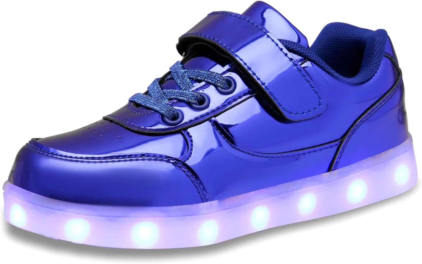 Kids Light Up Shoes LED Sneakers High Top USB Charging Flashing Trainers for Child Girls Boys
