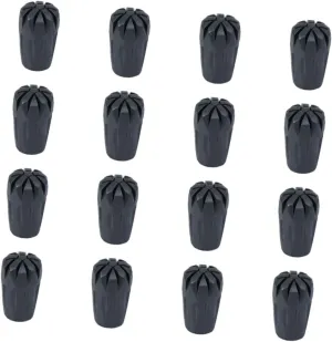 Kisangel 16 Pack Walking Stick Tip Covers Trekking Pole Foot Covers for Outdoor Activities