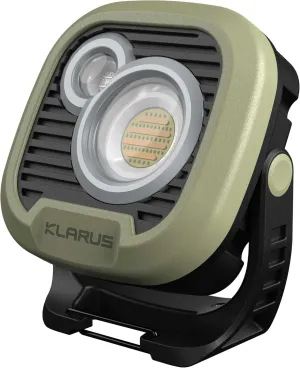 klarus WL3 Camping Light Magnetic Work Light, 1500 High Lumens, 13500mAh High Capacity, 6 Light Modes, Rechargeable Portable LED Lights for Work, DIY, Emergency Power Outage, Car Repair & Camping