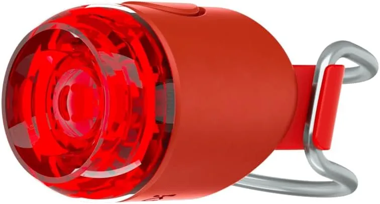 Knog Plug USB Rechargeable Bike Light - 250 Lumen Bike Headlight with Low Battery Indicator, Side Visibility, IP67 Waterproof, 5 Modes & Up to 240  Hours Runtime