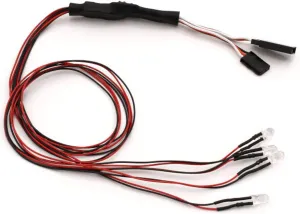 Kyosho 97054-4CR LED Light Unit 5mm/4Bulbs/L=400 Clear & Red : Fazer MK2