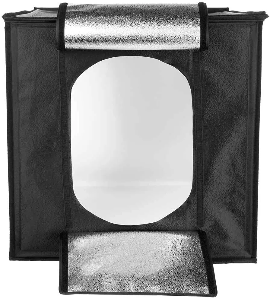 LARGE 80cm Photography Studio Portable LED Light Tent Photo Box   Backdrops