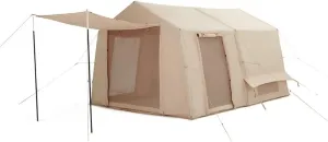 Large Camping Cabin Inflatable Tent Inflatable Camping Tent Outdoor Blow Up Tent Cotton Material Extended Lobby Large Activity Space