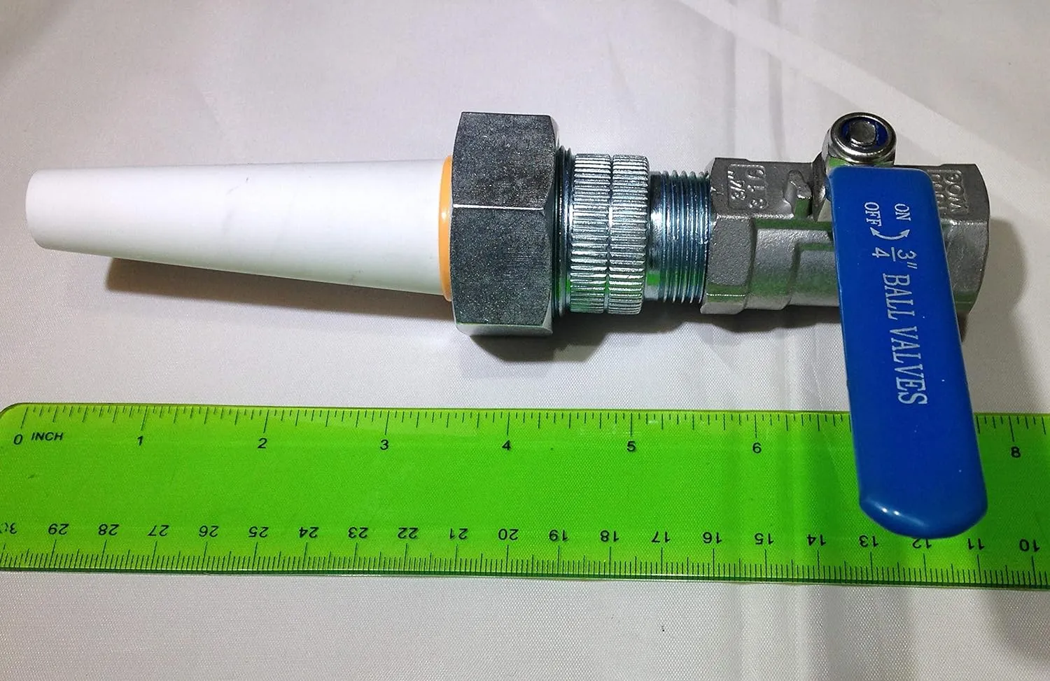 Large Ceramic Sandblaster Assembly: C1 (5/16" ID) Nozzle Tip, Steel Ball Valve & Holder - Professional Abrasive Blasting Nozzle Replacement