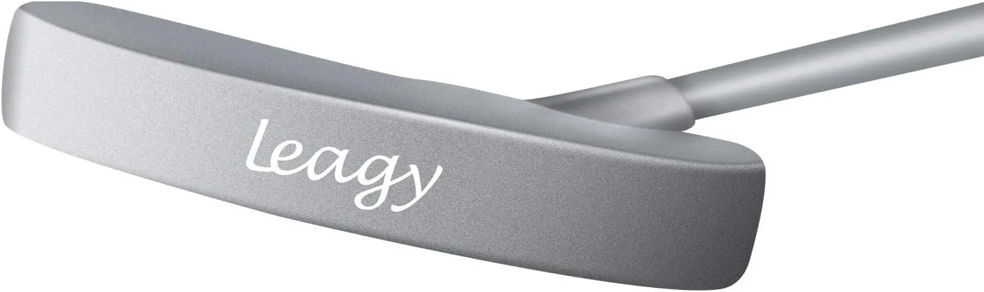 LEAGY Timeless Classic Golf Putter 35" Length - Putt Putt Style Two-Way Head and Premium Rubber Grip for Male & Female Right or Left Handed Golfers