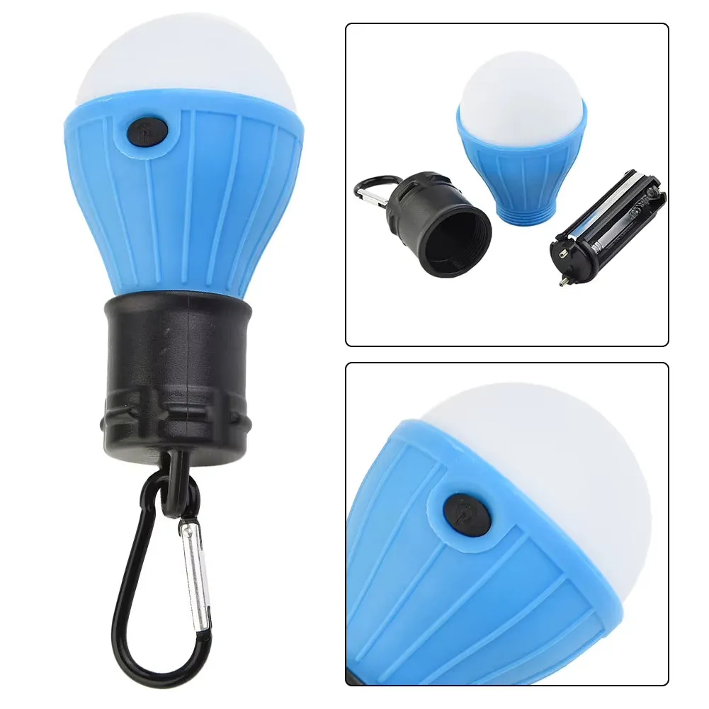 LED Camping Lantern Tent Lamp Light Bulb Emergency Light Waterproof Portable Adventure Hanging Flashlight AAA Batteries Powered