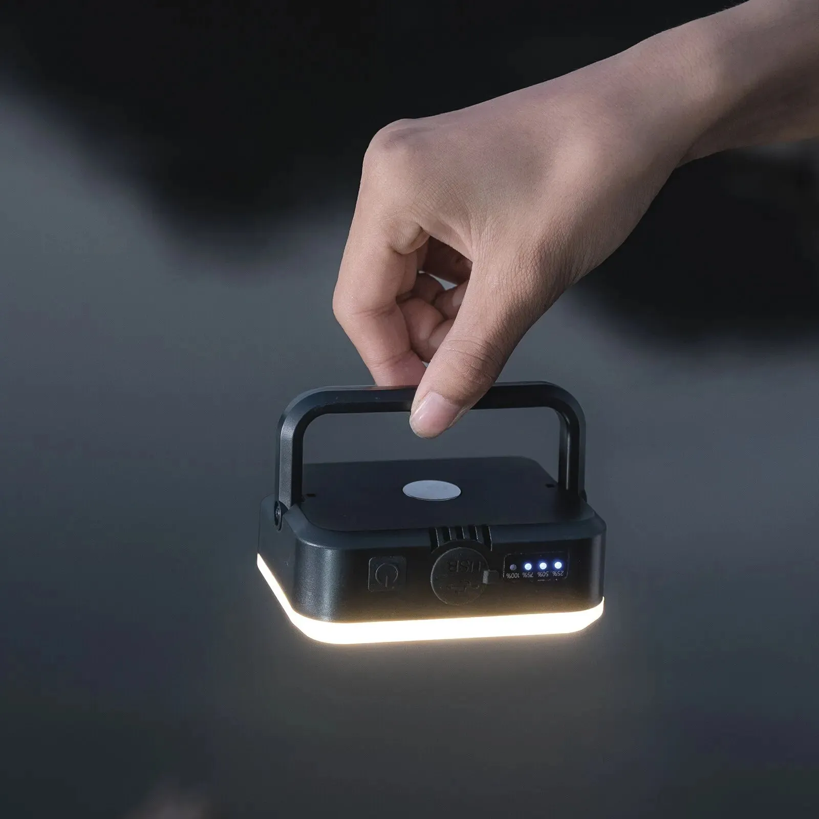 LED Camping Light | USB Charging Portable Tent Lantern | Emergency Flashlight with Four Gear Dimming for Outdoor Hiking
