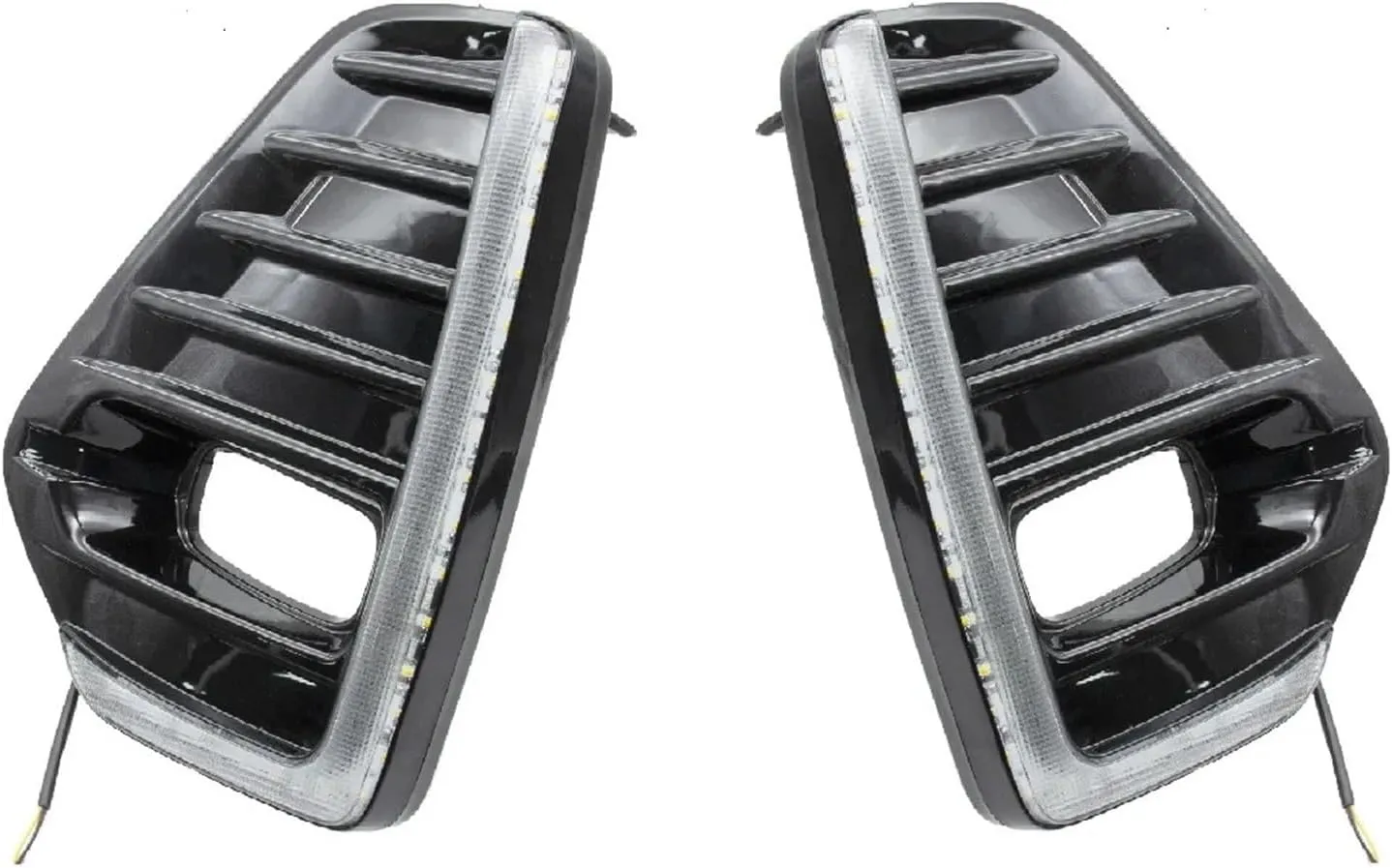 LED Front Bumper Fog Light Turn Signal Light Day Light Compatible with Kicks DRL 2021