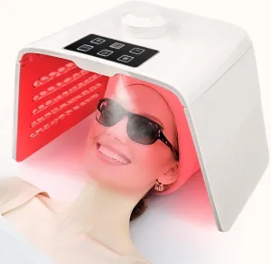 Led Light Therapy for Face, 7 Color LED Light Therapy for Face Neck Arm, SPA Skin Care Device Facial Led Light Therapy Face Tool