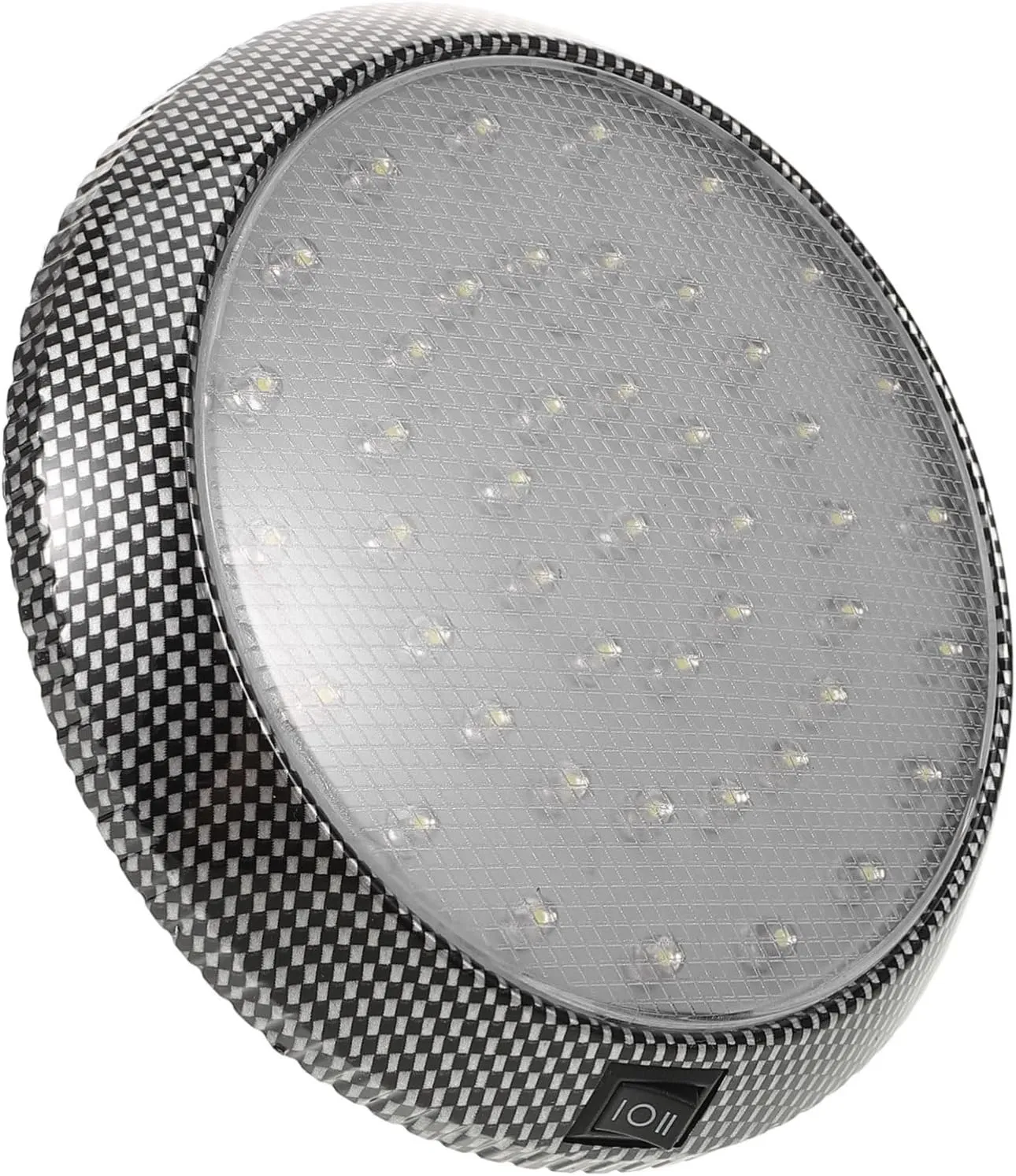 Led Panel Dome Light for Car Ceiling High Brightness Led Panel Lamp with Switch Easy Installation Rv Dome Light Versatile Interior Lighting for Vehicles