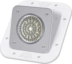 Leisure LED RV Exterior Surface Mount Flood Porch Utility Light - White 12v 1100 Lumen Lighting Fixture Replacement Lighting for Weekend Warrior RVs, Trailers, Campers, 5th Wheels