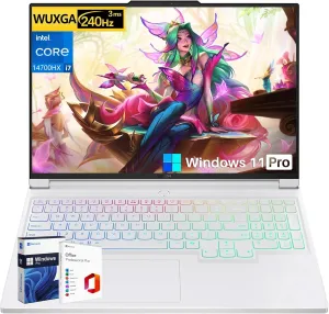 Lenovo Legion 7i 16 Inch Gaming Laptop, Intel i7-14700HX(Up to 5.5 GHz, Beat i9-13900HX), NVIDIA RTX 4060, 16" LCD IPS WQXGA 240Hz, 32 GB DDR5, 1 TB SSD, Wi-Fi 6E, Windows 11 Pro, MS Office Pro