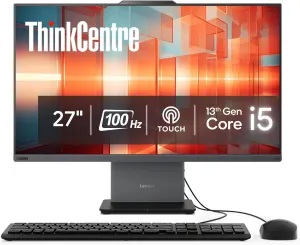 Lenovo ThinkCentre 27" FHD Touchscreen All-in-One Desktop Computer • 16GB DDR5 RAM • Intel 13th 8-Core I5 Processors • 256GB SSD • Wi-Fi 6 • Windows 11 Pro