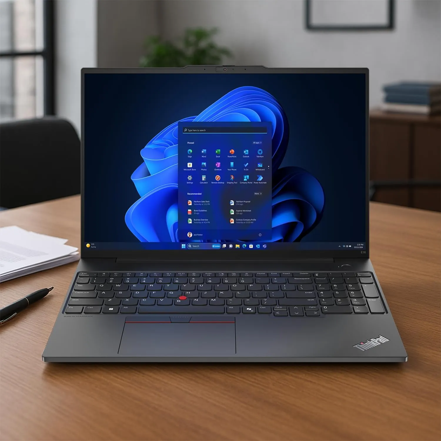 Lenovo ThinkPad E16 Gen 2 Business Laptop, 16" WUXGA, AMD Ryzen 7 7735U up to 4.75GHz, 32GB DDR5 RAM, 1TB SSD, Fingerprint, Backlit, HDMI, Wi-Fi 6, Win 11 Pro, Bundle with ADATA 64GB USB Flash Drive